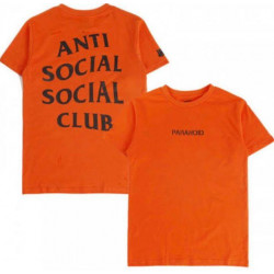 Anti Social Social Club Men PARANOID BLACK LOGO T-SHIRT Medium