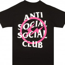 Anti Social Social Club x Fragment Pink Bolt Tee Medium