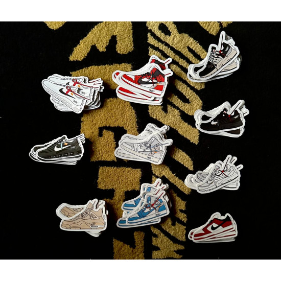 Illustrated Sneaker Stickers