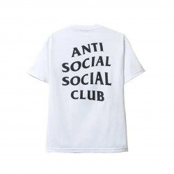 Anti Social Social Club Basic Logo Wording Tee White